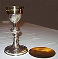 Chalice and paten of Charles de Foucauld