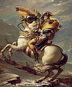 David - Napoleon crossing the Alps - Malmaison2