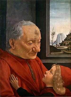 Archivo:Domenico Ghirlandaio - Homem Velho e seu Neto - c1480