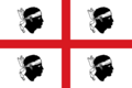 Flag of the Italian region Sardinia