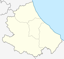 Pescara ubicada en Abruzos
