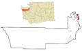 Jefferson County Washington Incorporated and Unincorporated areas Marrowstone Highlighted