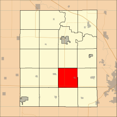 Map highlighting Eldorado Township, Benton County, Iowa.svg