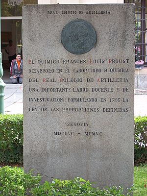 Archivo:Monumento a Louis Proust, Segovia