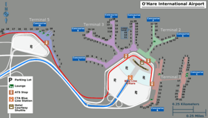 Archivo:O'Hare airport map