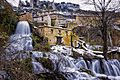 Orbaneja del Castillo. Caída de la cascada en el Ebro