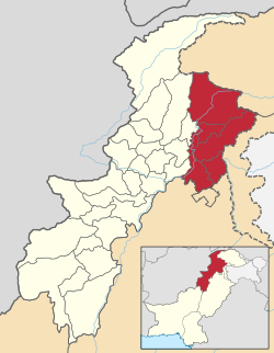 Pakistan - Khyber Pakhtunkhwa - Hazara (division).svg