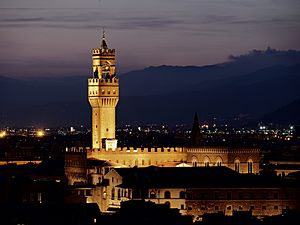 Archivo:Palazzo Vecchio by nigth