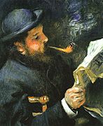 Pierre August Renoir, Claude Monet Reading
