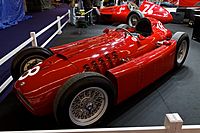 Archivo:Rétromobile 2011 - Lancia Ferrari Type D50 - 1955 - 001