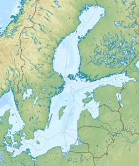 Isla de Saaremaa ubicada en Mar Báltico