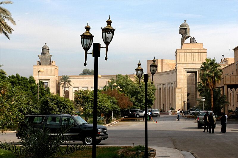 Republican Palace, Baghdad, Iraq front