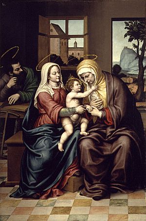 Archivo:Sagrada família amb Santa Anna, 1580, JerCot