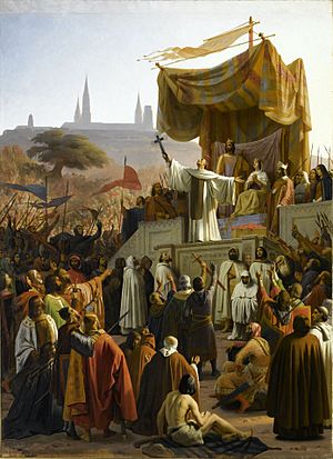 Archivo:Saint-Bernard prêchant la 2e croisade, à Vézelay, en 1146