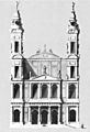 Saint-Sulpice west facade design by Servandoni with third order - Middleton 1980 p106