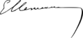 Signature Georges Clemenceau