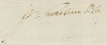 Signature of Ferdinando II de' Medici, Grand Duke of Tuscany (The Most Serene Grand Duke)