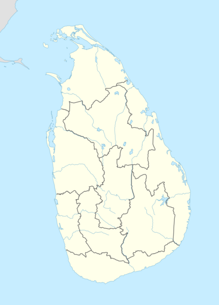Sri Lanka adm location map