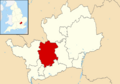 St Albans UK locator map