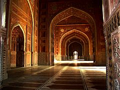 Taj Mahal Mosque Interior Hall