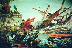 Archivo:The Battle of Lepanto of 1571 full version by Juan Luna