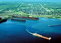 Two Harbors Minnesota aerial view