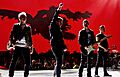 U2 on tree stage on Joshua Tree Tour 2017 in Kansas City 9-12-17