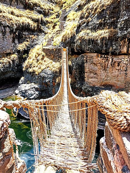 Ultimo puente inca Queshuachaca