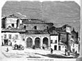 Vista de la fachada de la iglesia de Santo Domingo, de D Urrabieta