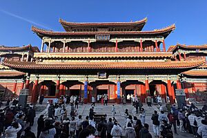 Archivo:Wanfuge Pavillion in Yonghe Temple
