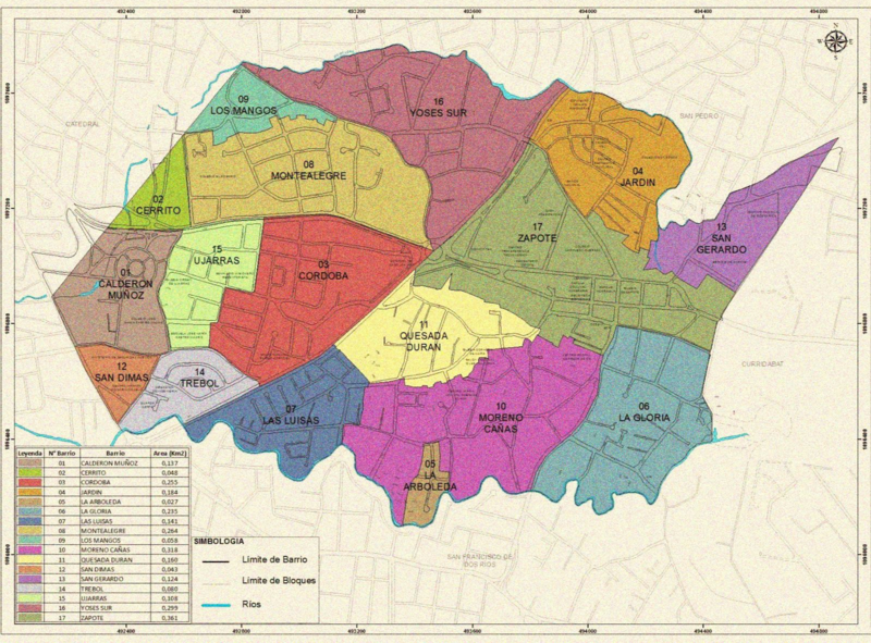Zapote mapa