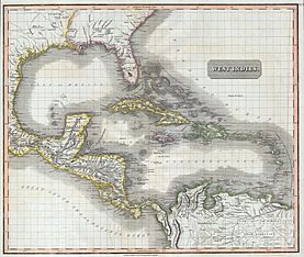 Archivo:1814 Thomson Map of the West Indies ^ Central America - Geographicus - WestIndies-t-1814