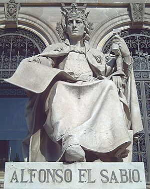 Archivo:Alfonso X el Sabio (José Alcoverro) 01