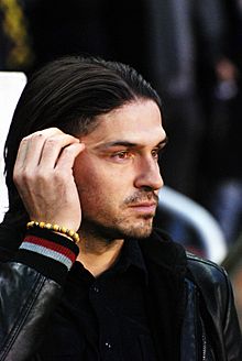 Bojan Djordjić watching AIK-Malmö FF in 2012.jpg