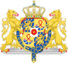 Coat of Arms of Beatrix of the Netherlands (Dame of the Garter Variant).svg