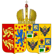 Coat of arms of Grand Duchess Anna Leopoldovna.svg