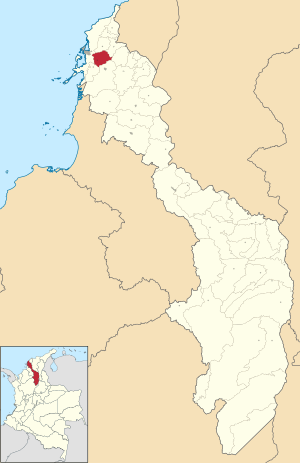 Turbaco ubicada en Bolívar (Colombia)