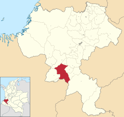 Bolívar (Cauca) ubicada en Cauca (Colombia)