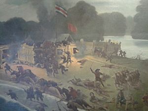 Archivo:Combate de la Angostura. 1860. Puntarenas. Costa Rica
