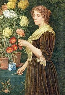 Edith Martineau - Kvinna med blommor.jpg