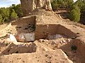 Excavaciones arquelógicas del Castillo de Alcocer junto a la Mora Encantada