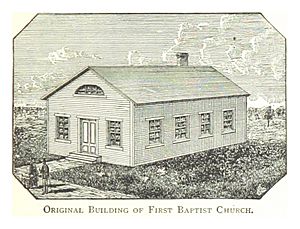 Archivo:FARMER(1884) Detroit, p657 ORIGINAL BUILDING OF FIRST BAPTIST CHURCH