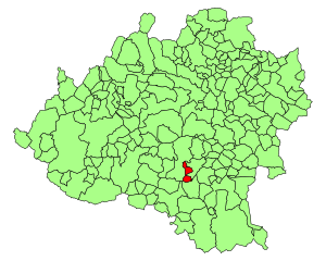 Archivo:Frechilla de Almazán (Soria) Mapa