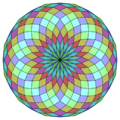 Isotoxal 24-gon rhombic dissection-size2