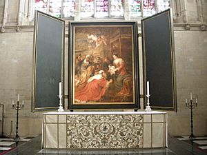 Archivo:King's College Chapel, Cambridge, altare