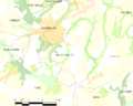 Map commune FR insee code 29243