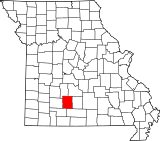 Map of Missouri highlighting Webster County.svg