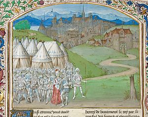 Archivo:Minature-of-Queen-Isabella-and-her-army-from-royal-ms-15-e-iv-vol-2-f316v