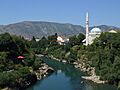 Mostar and Neretva - view from Stari Most