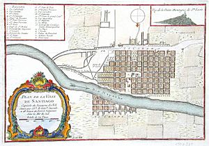 Archivo:Plan de la Ville de Santiago
